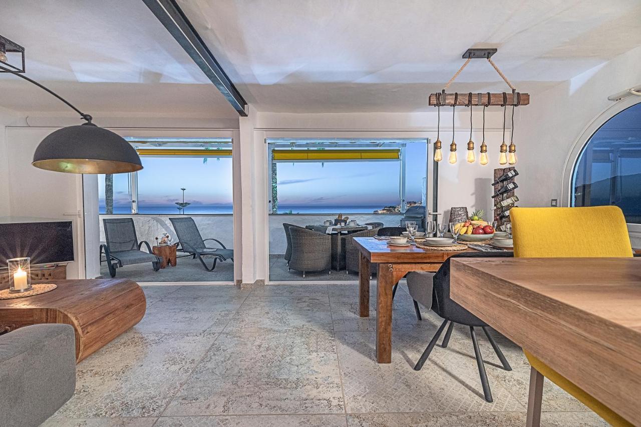 Mogan Luxury Apartment, Sea Views, Jacuzzi And Sauna. Kültér fotó