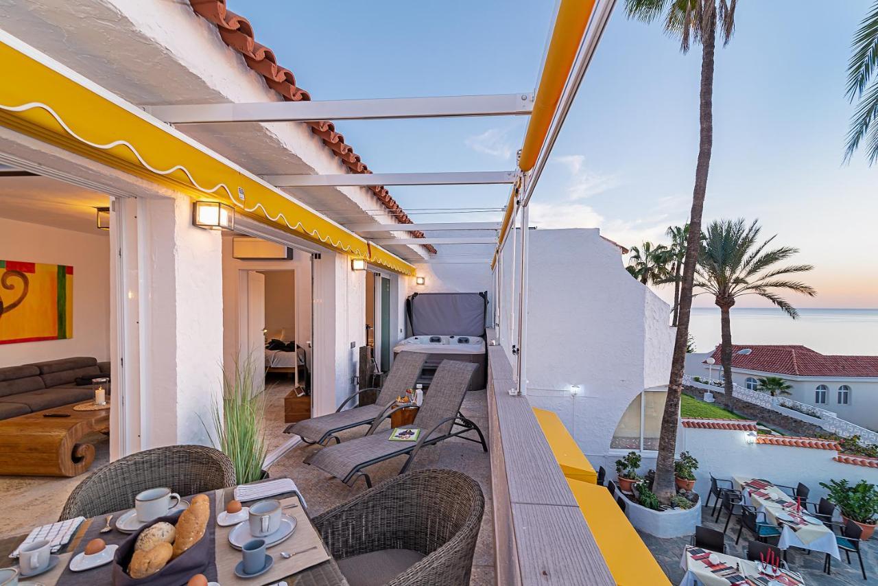 Mogan Luxury Apartment, Sea Views, Jacuzzi And Sauna. Kültér fotó